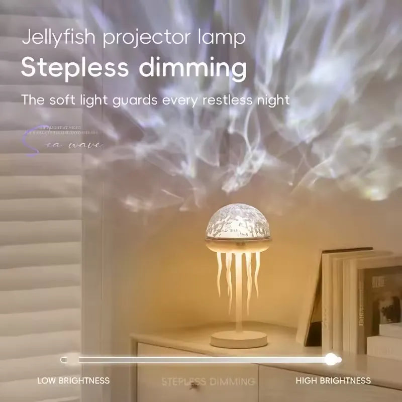 Jellyfish Projection Night Light with Remote Control