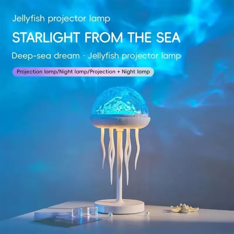 Jellyfish Projection Night Light with Remote Control