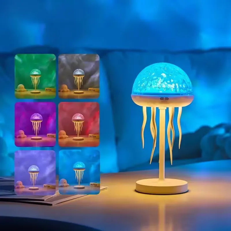 Jellyfish Projection Night Light with Remote Control