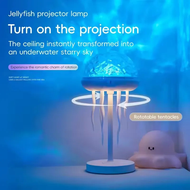 Jellyfish Projection Night Light with Remote Control